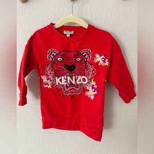 Kenzo Toddler Red Crewneck sz 2